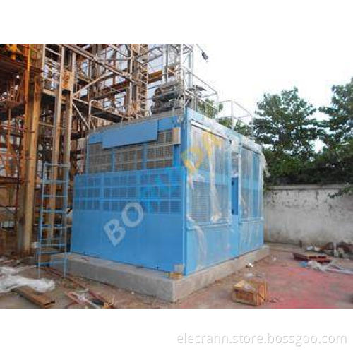 Double Cage Hoists Frequency Rack And Pinion Material Hoist